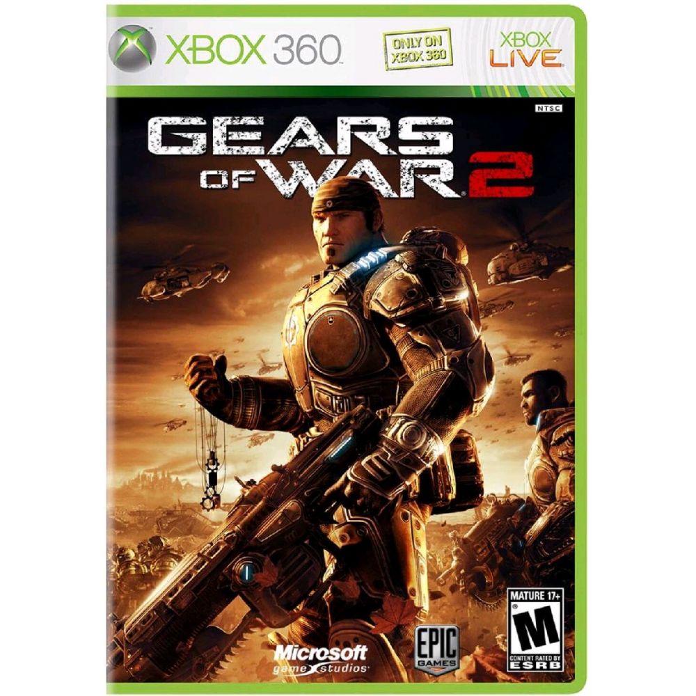 Game Gears of War 2 Xbox 360 (Tiro) C3U-00002 - Microsoft - GAMES E  CONSOLES - GAME XBOX 360 / ONE : PC Informática